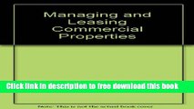 [Reading] Managing and Leasing Commercial Properties Ebooks Online