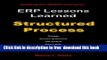 [Download] ERP Lessons Learned - Structured Process Free Download