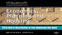 [Reading] Economics, Planning and Housing (Planning, Environment, Cities) New Online
