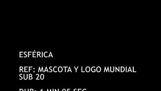 MASCOTA Y LOGO MUNDIAL SUB 20