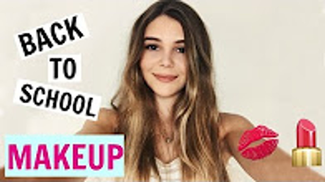 DRUGSTORE BACK TO SCHOOL MAKEUP TUTORIAL _ OLIVIA