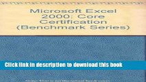 [Popular] E_Books Microsoft Excel 2000: Core Certification Free Online