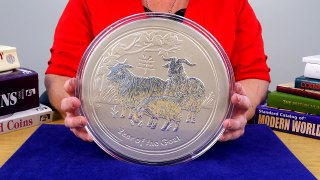 Perth Mint Year of the Goat 10 Kilo Silver Coin