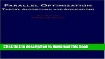 [Download] Parallel Optimization: Theory, Algorithms, and Applications (Numerical Mathematics and