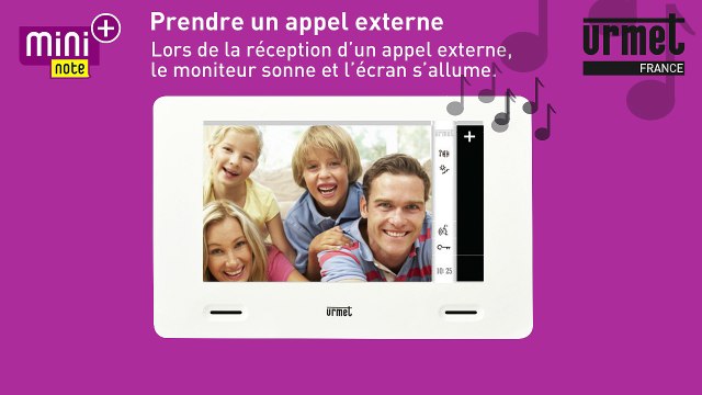 Mini Note Plus - Utilisation : prise d'appel et réglages pendant l'appel