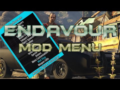[LINKS UPDATED!] GTA V PC : Endavour Mod Menu (GamePlay and Tutorial)