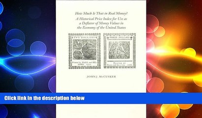 Discover the Historical Price Index in 'How Much Is That in Real Money?' 📚