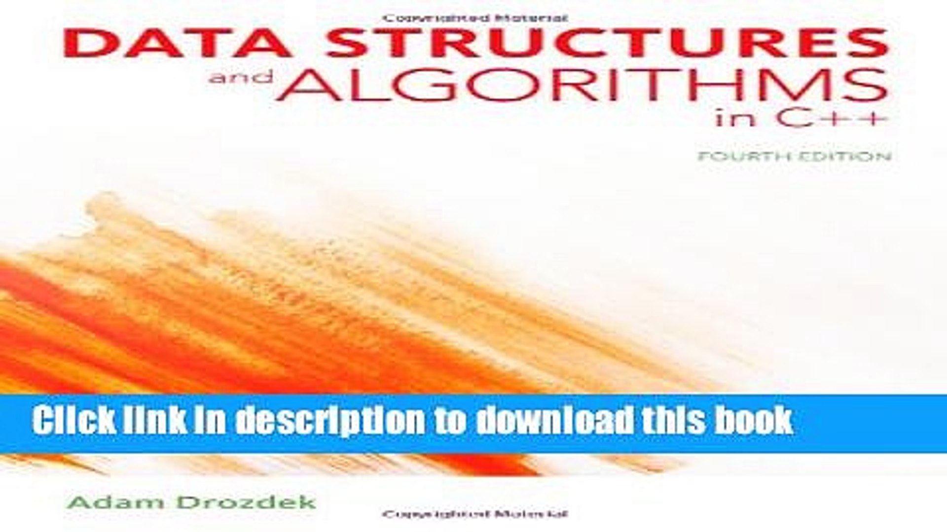 [Popular] Book Data Structures and Algorithms in C++ Full Online