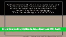 [Reading] Chartered Association of Certified Accountants Business Mathematics and Information