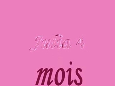 Juju de 4 mois à 8 mois