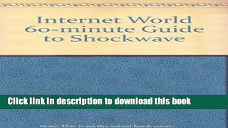 [Popular Books] 60 Minute Guide to Shockwave Free Online