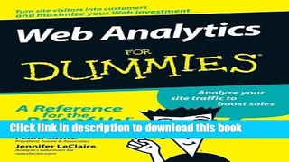 [Popular Books] Web Analytics For Dummies Free Online