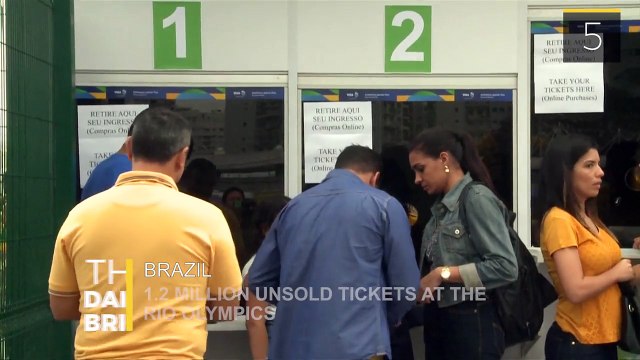 The Daily Brief: 1.2 Million Unsold Tickets At The Rio Olympics