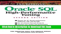 [Popular] Book Oracle SQL High-Performance Tuning (2nd Edition) Free Online