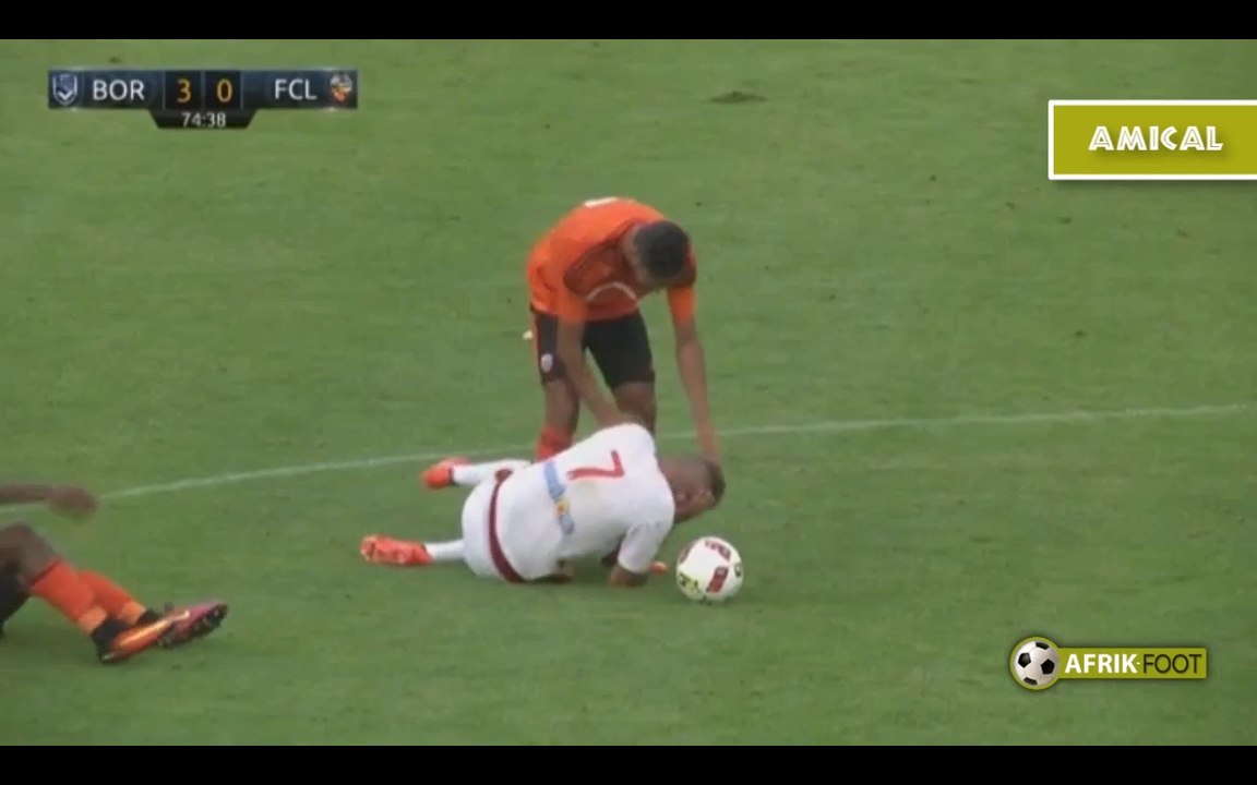 Amical : Quand Didier Ndong arrache un bout d'oreille à Jérémy Ménez