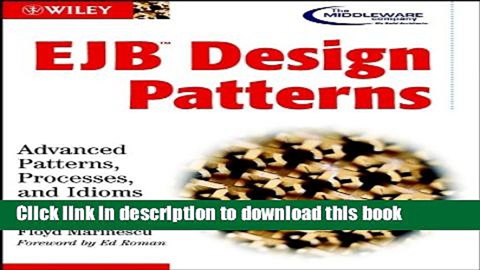 [Popular Books] Ejb Design Patterns: Advanced Patterns, Processes, and Idioms with Poster Free
