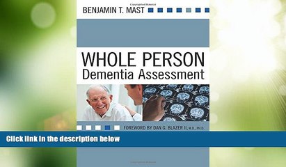 Big Deals  Whole Person Dementia Assessment  Best Seller Books Best Seller