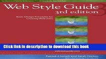[Popular Books] Web Style Guide, 3rd edition: Basic Design Principles for Creating Web Sites Free