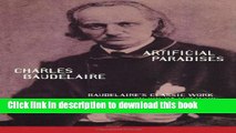Books Artificial Paradises: Baudelaire s Masterpiece on Hashish Full Online