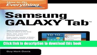 [Popular Books] How to Do Everything Samsung Galaxy Tab Free Download