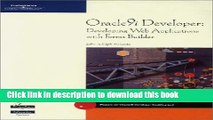 [Popular Books] Oracle9i Developer: Developing Web Applications with Forms Builder with CDROM Free