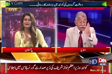 Beenish Saleem Shuts The Mouth Of Indian Politician For Saying Hafiz Saeed Is Dangerous For Pakistan..