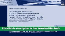 [Full] Erfolgsfaktoren und Auswirkungen der Kooperation von Controllerbereich und Interner