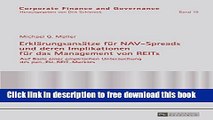 [Full] Erklaerungsansaetze fuer NAV-Spreads und deren Implikationen fuer das Management von REITs