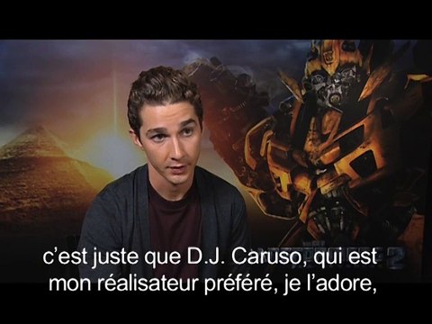 Transformers : La Revanche VOST - L'interview de Shia LaBeouf, part VI