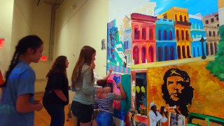 Milton Hershey School   'Three Days in Cuba' mural