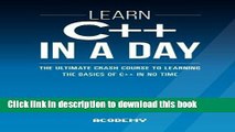 [PDF] Learn C   In A DAY: The Ultimate Crash Course to Learning the Basics of C   In No Time (C  ,