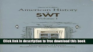 [Full] American History at SWT Online New