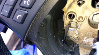 BMW 3 Series E90 Steering Wheel Airbag Remove