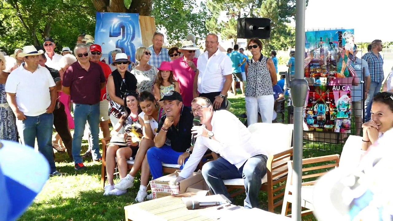 Les stars du foot, du Sowbiz et de la pétanque à Arcachon .