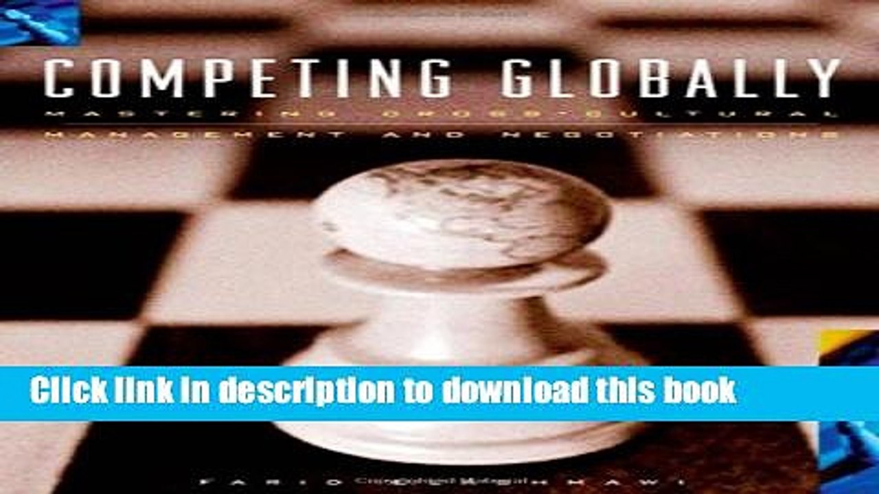 Download Competing Globally (Managing Cultural Differences) E-Book Free