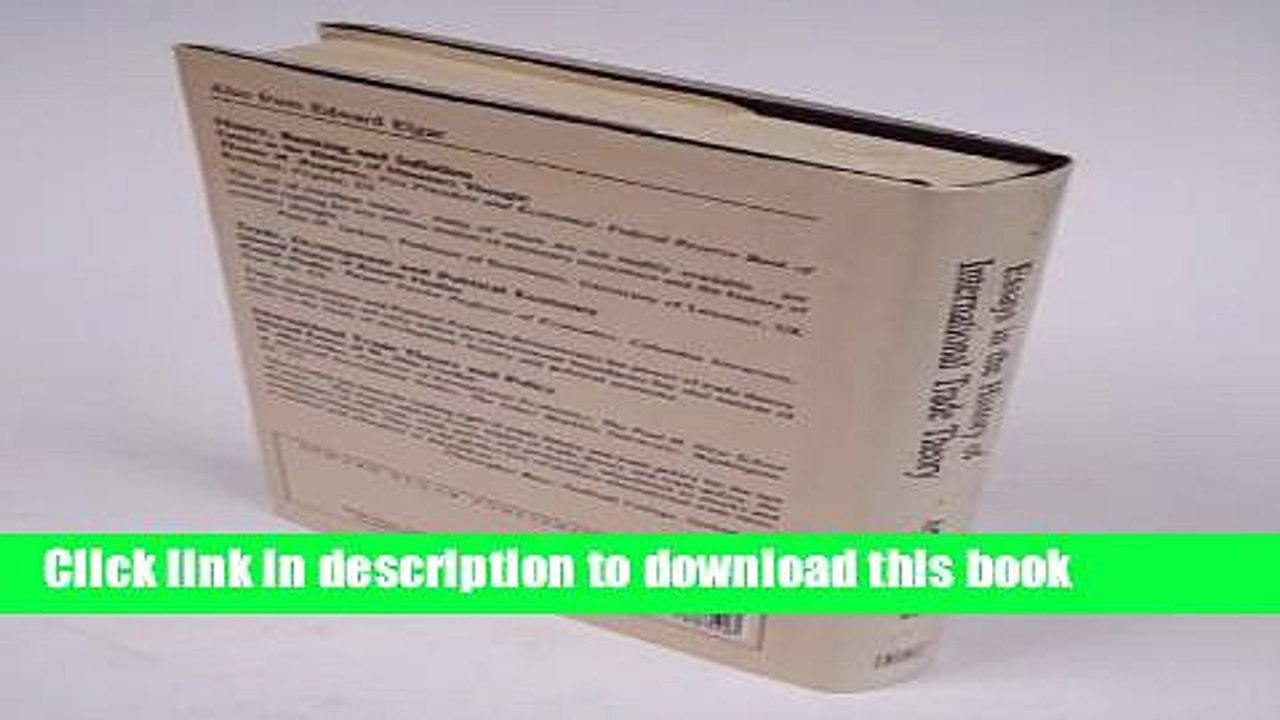 Download Essays in the History of International Trade Theory E-Book Online
