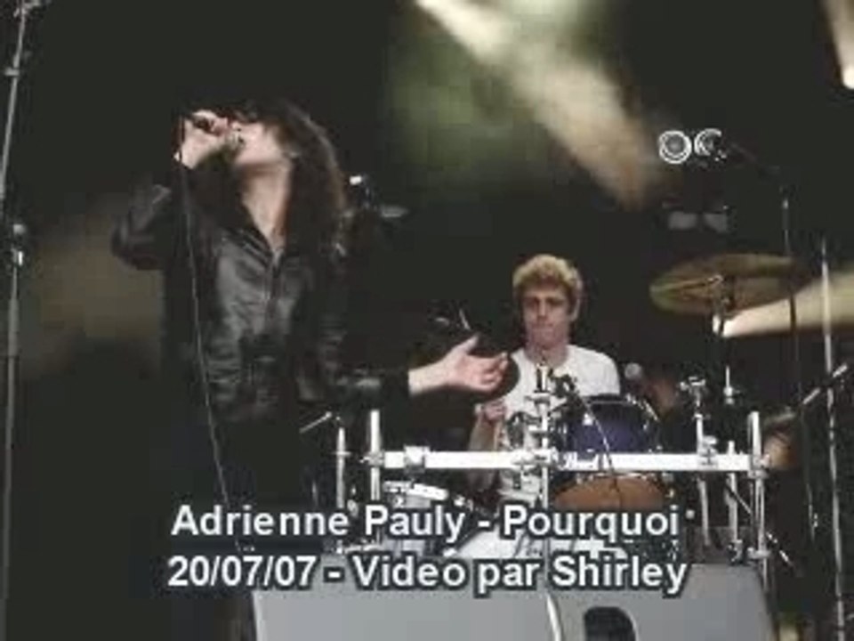 Adrienne pauly pourquoi live