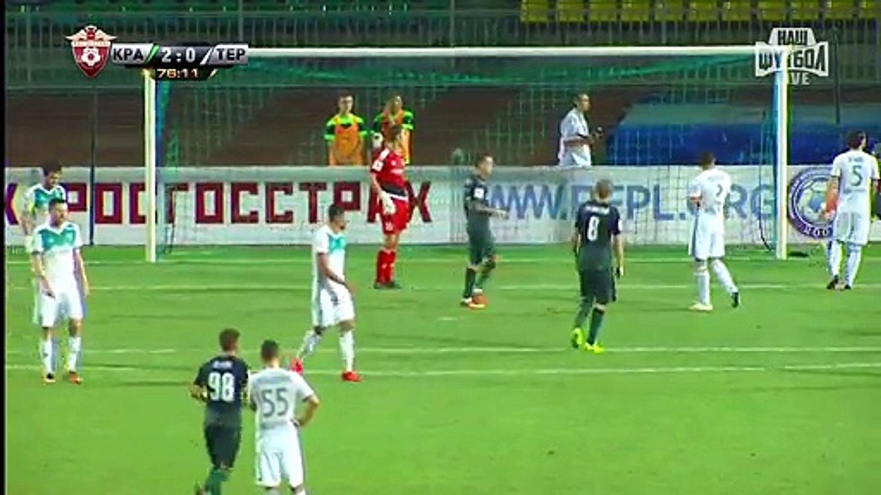 Fedor Smolov Second Goal HD - Krasnodar 3-0 Terek Grozni 08.08.2016 HD