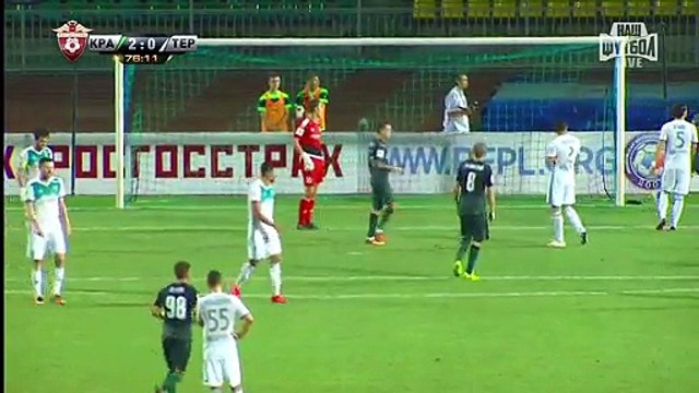 3-0 Fedor Smolov Second Goal HD - Krasnodar vs Terek Grozni 08.08.2016 HD