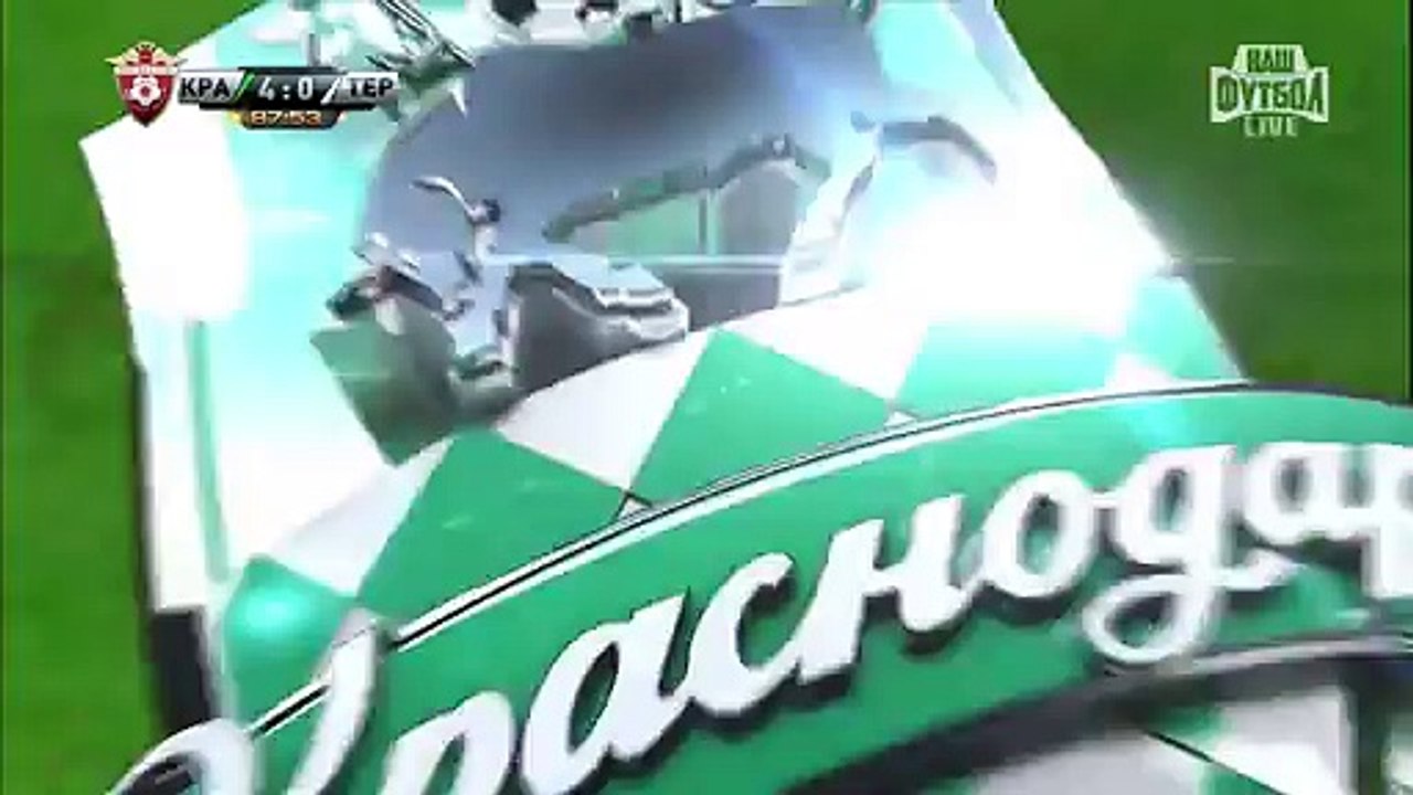 Wánderson Goal - Krasnodar 4-0 Terek Grozni - Russia Premier Liga - 08.08.2016 HD