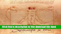 [Full] Leonardo Da Vinci: cahier 106 pages 21.59 x 27.94 cm Free New