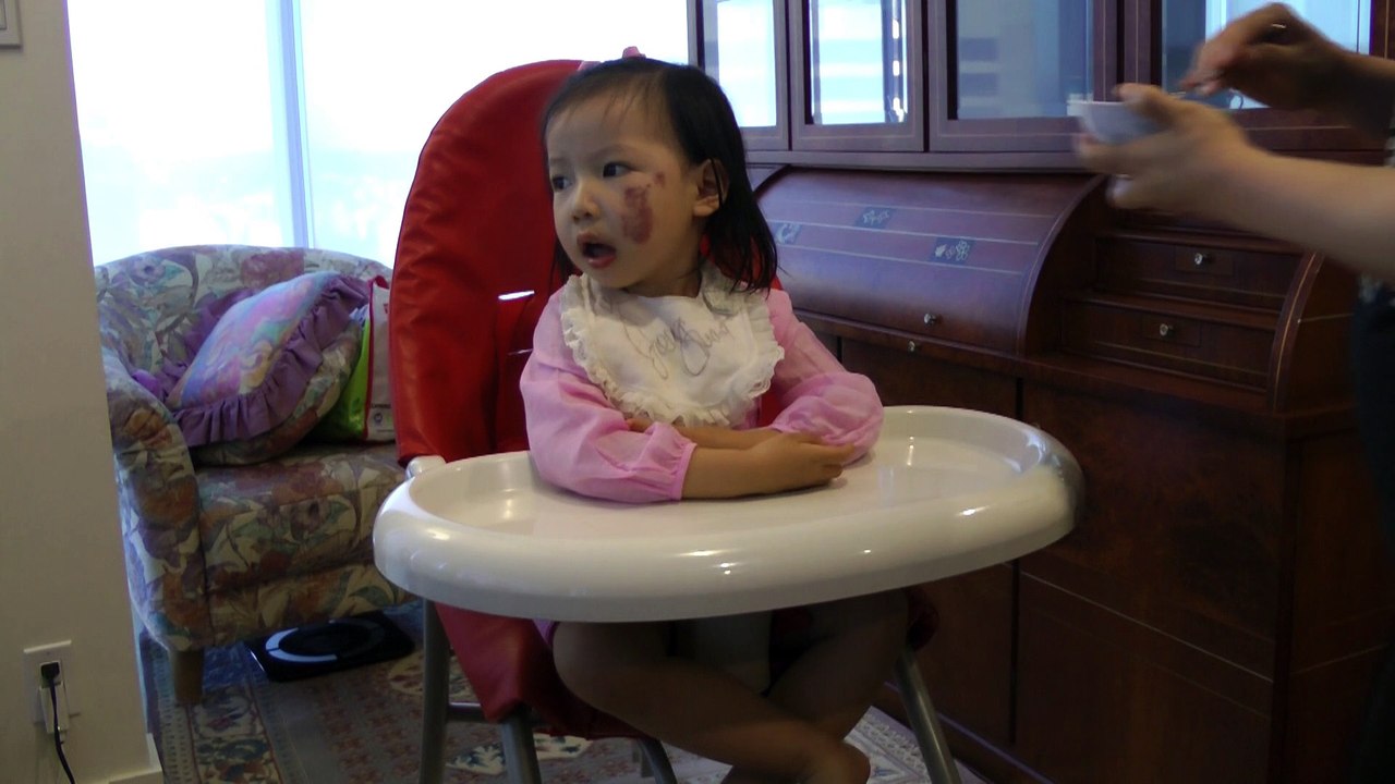 Girl Having Dinner