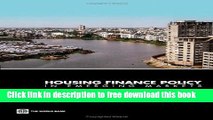 [Full] Housing Finance Policy in Emerging Markets Online New