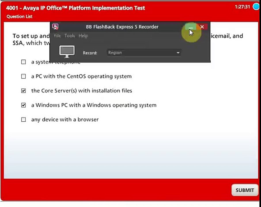 AVAYA IPO IMPLEMENTATION 4001 EXAM
