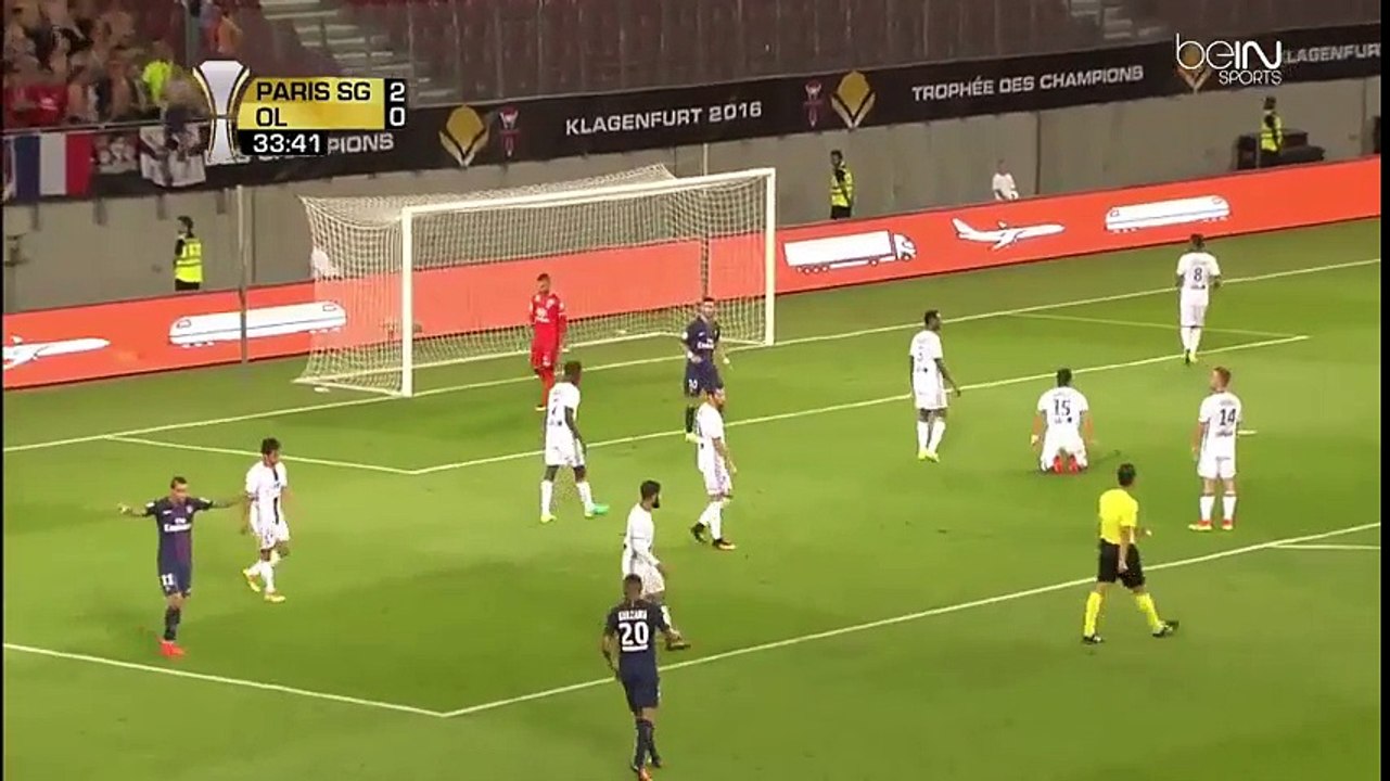 PSG 4-1 Lyon (Supercup) 2016 - Goals and Highlights