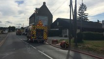 Incendie aux Chais du verger normand