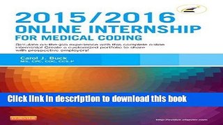 [PDF] Online Internship for Medical Coding 2015/2016 Edition (Retail Access Card) [Free Books]