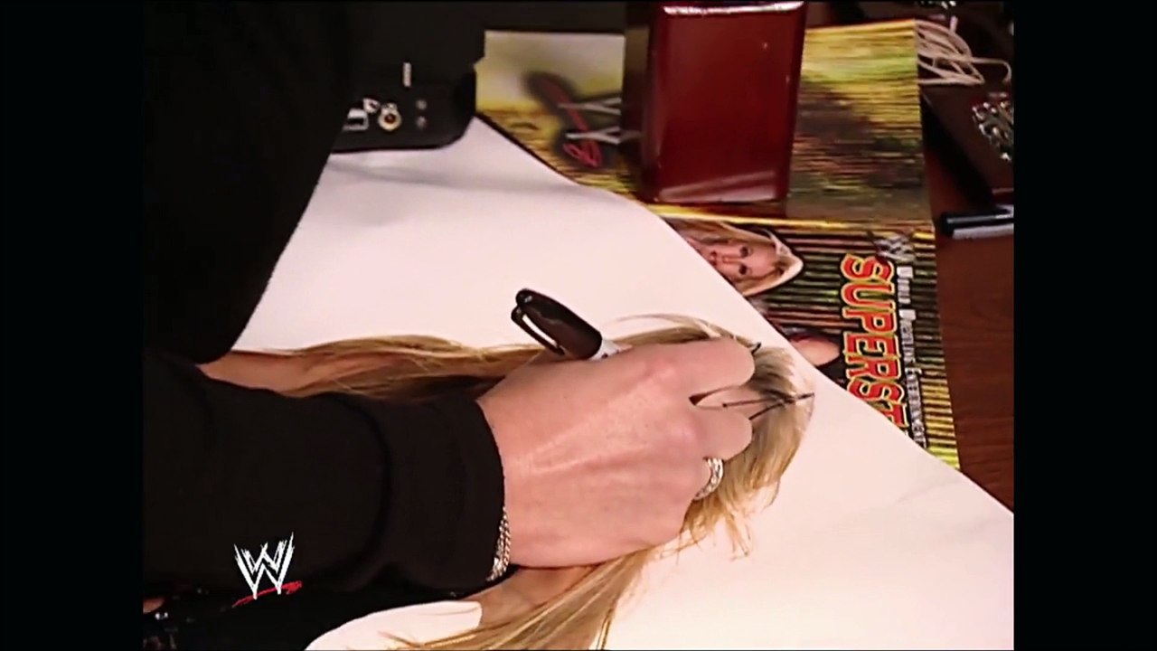 Stephanie McMahon & Vince McMahon & Sable & Big Show Backstage SmackDown 09.18.2003 (HD)