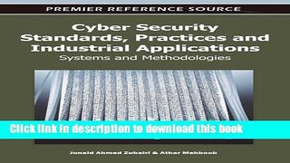 Books Cyber Security Standards, Practices and Industrial Applications: Systems and Methodologies