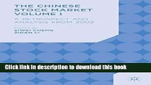 [PDF] The Chinese Stock Market Volume I: A Retrospect and Analysis from 2002 Book Online